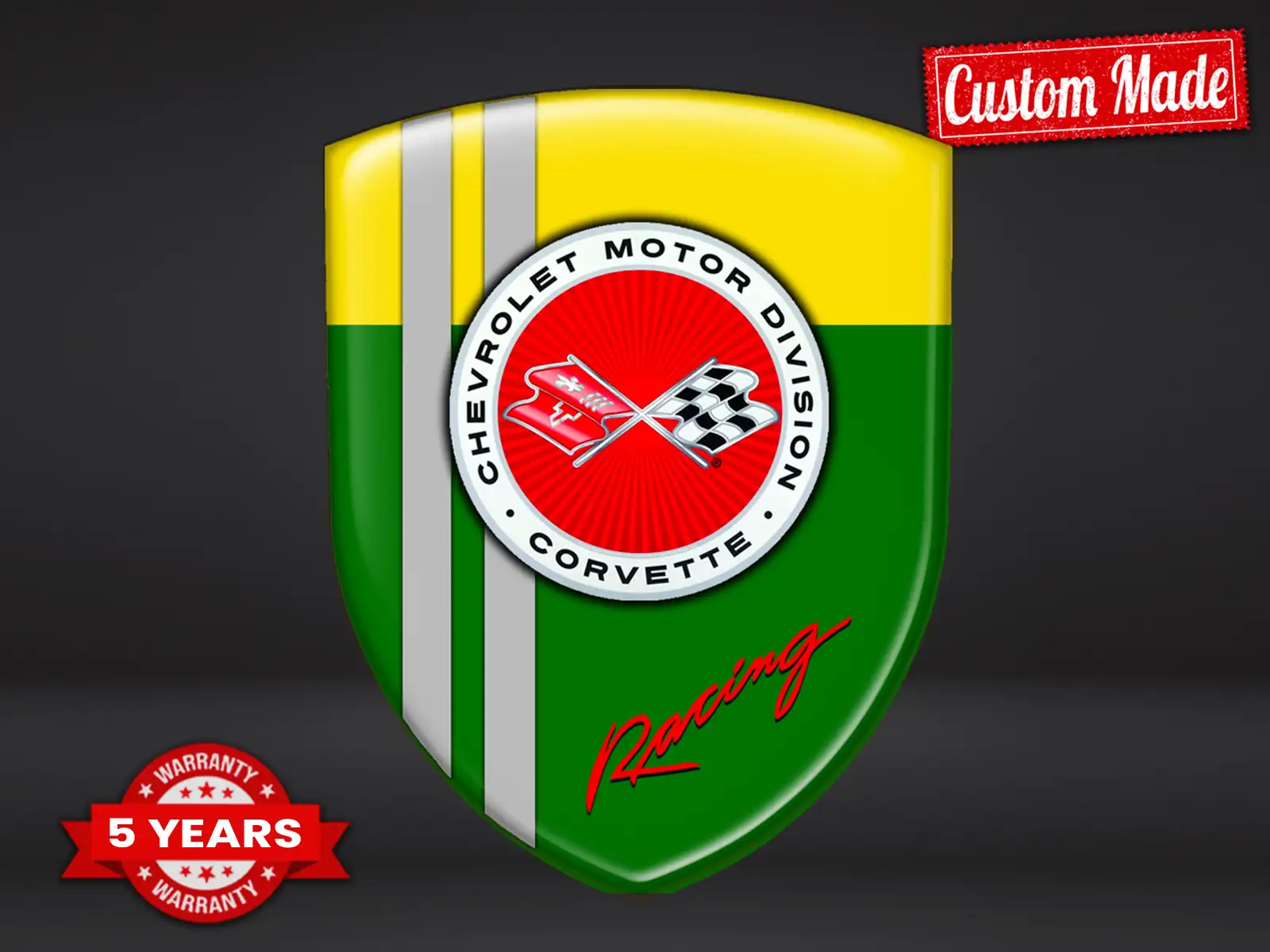 Corvette Luna Trasera Pegatinas Auto Limitadas Alta Calidad Durables